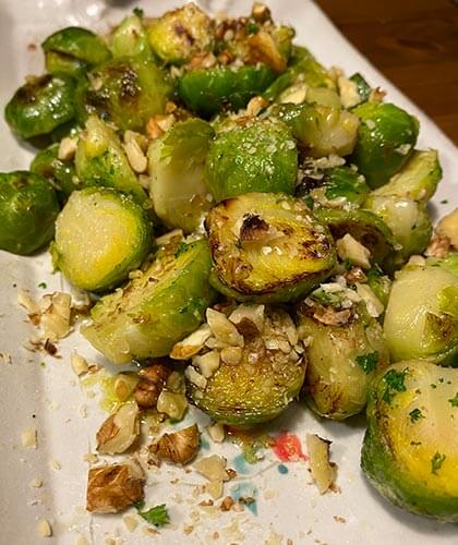 Prepare or cook Brussels sprouts properly