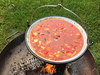Original Hungarian kettle goulash