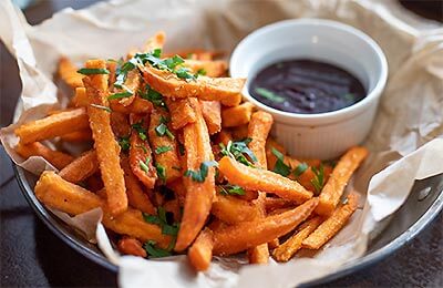 Make your own sweet potato fries